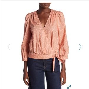Madewell Wrap Shirt with Tie